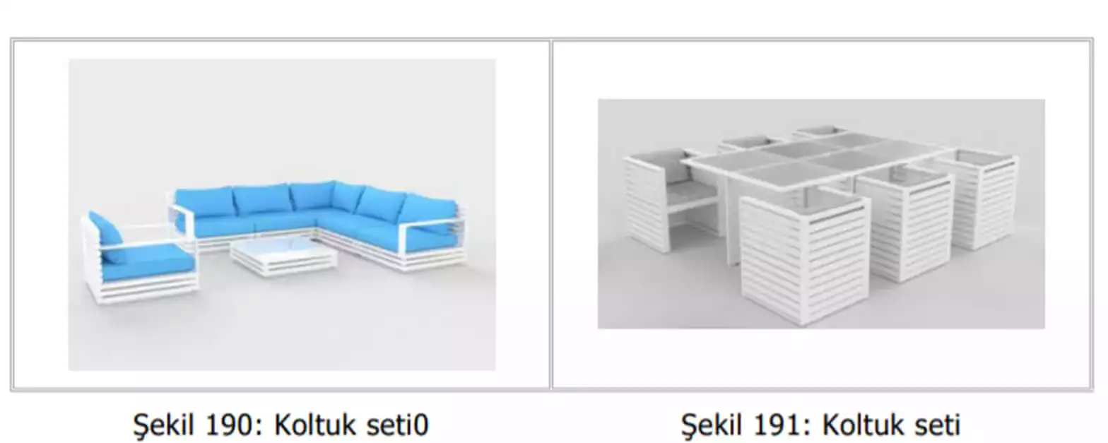 örnek mobilya set tasarım başvuruları-Rize Patent